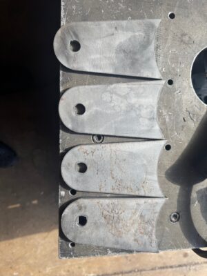 Weld on traction bar axle tabs